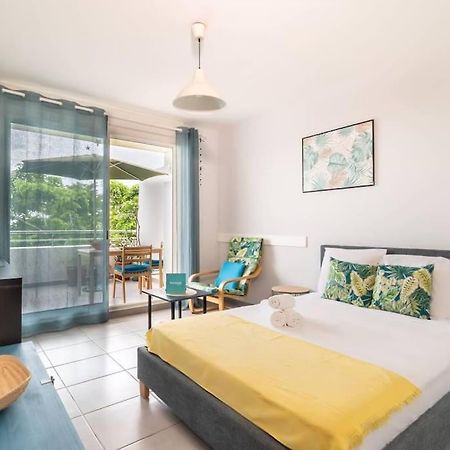 Flamboyant - Studio 2 Personnes Avec Lit De Qualite Hoteliere Separable Pour Couple Ou Amis Avec Tres Belle Terrasse A 12 Min A Pied Ou 4 Min En Voiture Du Lagon De L'Ermitage - St Gilles Les Bains La Saline Le Bains Buitenkant foto